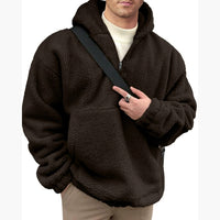 Men's Hoodie Loose Casual Zipper Hooded Sweater