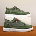 Casual Men's Sneakers High-end Versatile Canvas Sneakers Bandage Dress