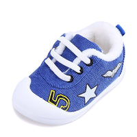 Warm cotton shoes baby plus velvet non-slip toddler shoes