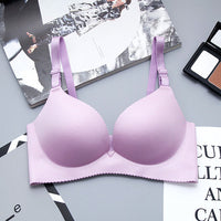 One piece deep v gathered bra