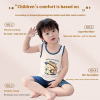 Breathable Bottoming Cotton Boys' Vest