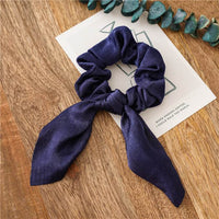 Simple fashion candy solid color rabbit ears head circle