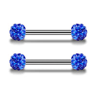Stainless Steel Studded Tongue Nail Breast