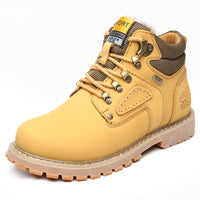 Autumn and Winter Martin Boots Men Lace Up Leather Tooling Shoes
