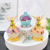 25ml Beauty Salon Special High-grade Thickened Butterfly Glass Vacuum Packing Essential Oil Perfume Bottle