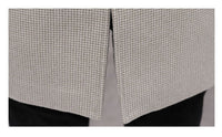 Winter Youth Slim Houndstooth Coat Trend
