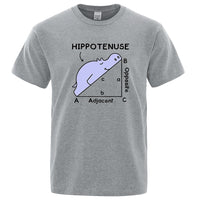 Hippotenuse Opposite Adjacent Funny Printed Men Women T Sh