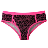 Women's Briefs Mid-waist Fashion Skull Print