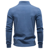 AutumnWinter New Arrival Stand Collar Half-Zip Thermal Base-Layer Sweater For Men