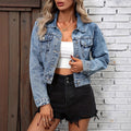 Autumn Long Sleeve Denim Coat