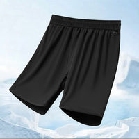 Summer Thin Style Real Ice Silk Sports Shorts For Men