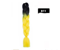 Color Big Braid African Chemical Fiber High Temperature Silk Wig Gradient