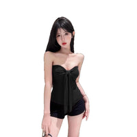 Women's Summer Elegant Bow Tie Strapless Top