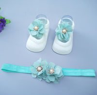 New Baby Girl Socks Headband Gift Box