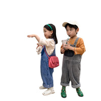 Spring Korean Style Boys And Girls Denim Overalls
