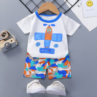 Children's Short Sleeve Shorts Suit
