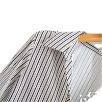 European And American Women's Fashion Lapel Long-sleeve Striped Shirt
