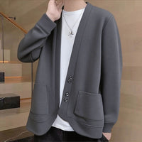 Polyester Autumn Men's Knitted Sweater