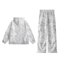 Tie Dye Sweater Pants Casual Suit Men