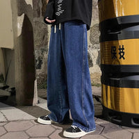 Men's Straight Loose American Design Jeans