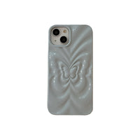 Solid Color Pleated Butterfly Suitable For 14promax Phone Case