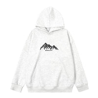 Fashionable Printed Long-sleeved Hooded Loose Comfortable Sweater