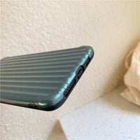 Compatible with Apple , Solid dark green suitcase soft shell