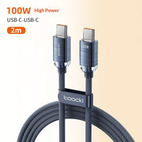 Transparent Fast-charging Data Cable