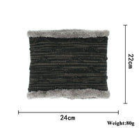 Diagonal hook hat bib knitted woolen hat