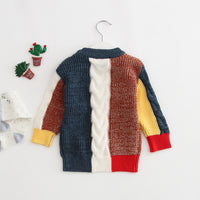 Baby art patchwork sweater