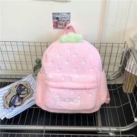New AutumnWinter Cute And Versatile Plush Backpack