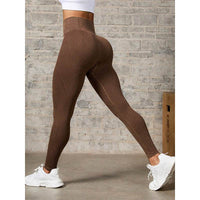 Chemical Fiber High Waist Long Yoga Pants Female