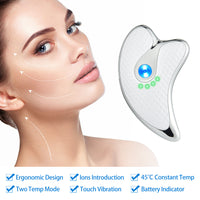 Rechargeable Vibrating Facial Massager Into the Scraping Board