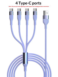One-for-Four Fast-Charging Data Cable