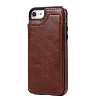Crazy Horse Print Leather Protective Case Mobile Phone Holster