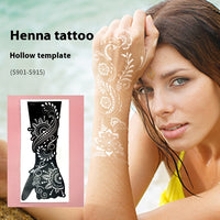 Creative All-match Hollow Template Tattoo Sticker