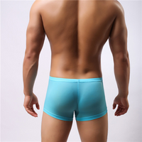 Men's ice silk underwear U convex bag breathable  thin boxer