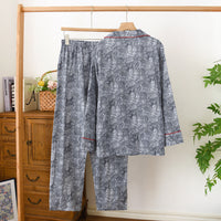 Soft Long-sleeve And Long-pants Loungewear Set
