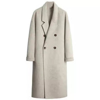 Cotton And Thickening Women's Small Woolen Overcoat