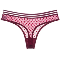 Transparent slim thong