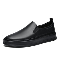 Fashion Men's Cowhide Noodle Casual Shoes