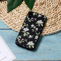 Compatible with Apple , Literary Floral All Inclusive Mobile Phone Case