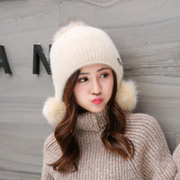 Cute Autumn And Winter Warm Knitted Woolen Hat