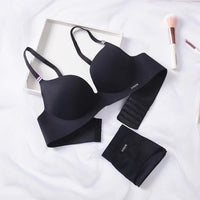 French simple British ice silk bra