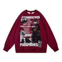 Hip Hop Animal Cat Print Sweater