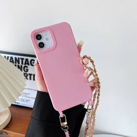 Classic Style Chain Phone Case Crossbody Leather Rope