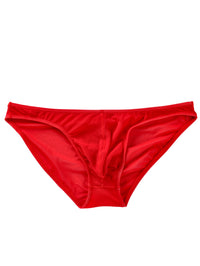Men's Ice Silk Triangle Mid Waist Sexy Fashion Shorts