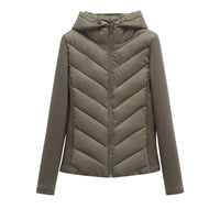 Autumn And Winter New Slim Fit Slimming Hooded Cotton Coat Jacket