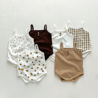 Korean Style Baby Summer Wear Jumpsuit Thin