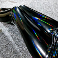 Spring and autumn thin section leggings female high waist sexy tight and lengthen XL magic color patent leather bright leather pu leather pants trousers